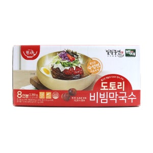 백제 일월풍면 도토리 비빔 막국수 297.5g 8개 코스트코