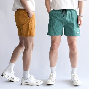 1+1 형광 나일론반바지 냉장고 5부 반바지