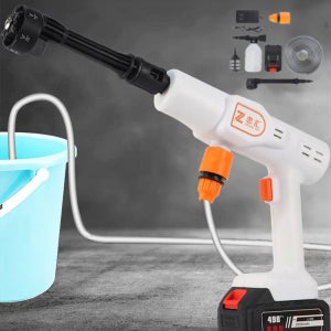 휴대용 무선 리튬 고압 세척기 고출력 리튬배터리 강력 세차기