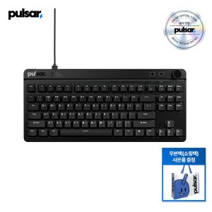 [공식인증점][우븐백증정] 펄사 XBOARD MS 기계식 게이밍 키보드 유선 블랙색상 체리 MX2A 리니어 스위치 35K 스캔레이트 다중 입력 부드러운 조용한 타건 가스켓 마운트