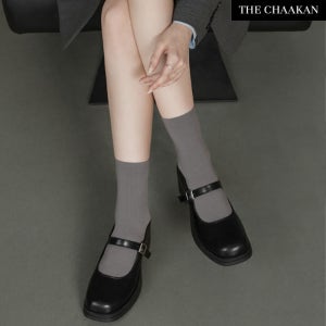 터너 통굽 메리제인 힐 여성펌프스 통굽구두