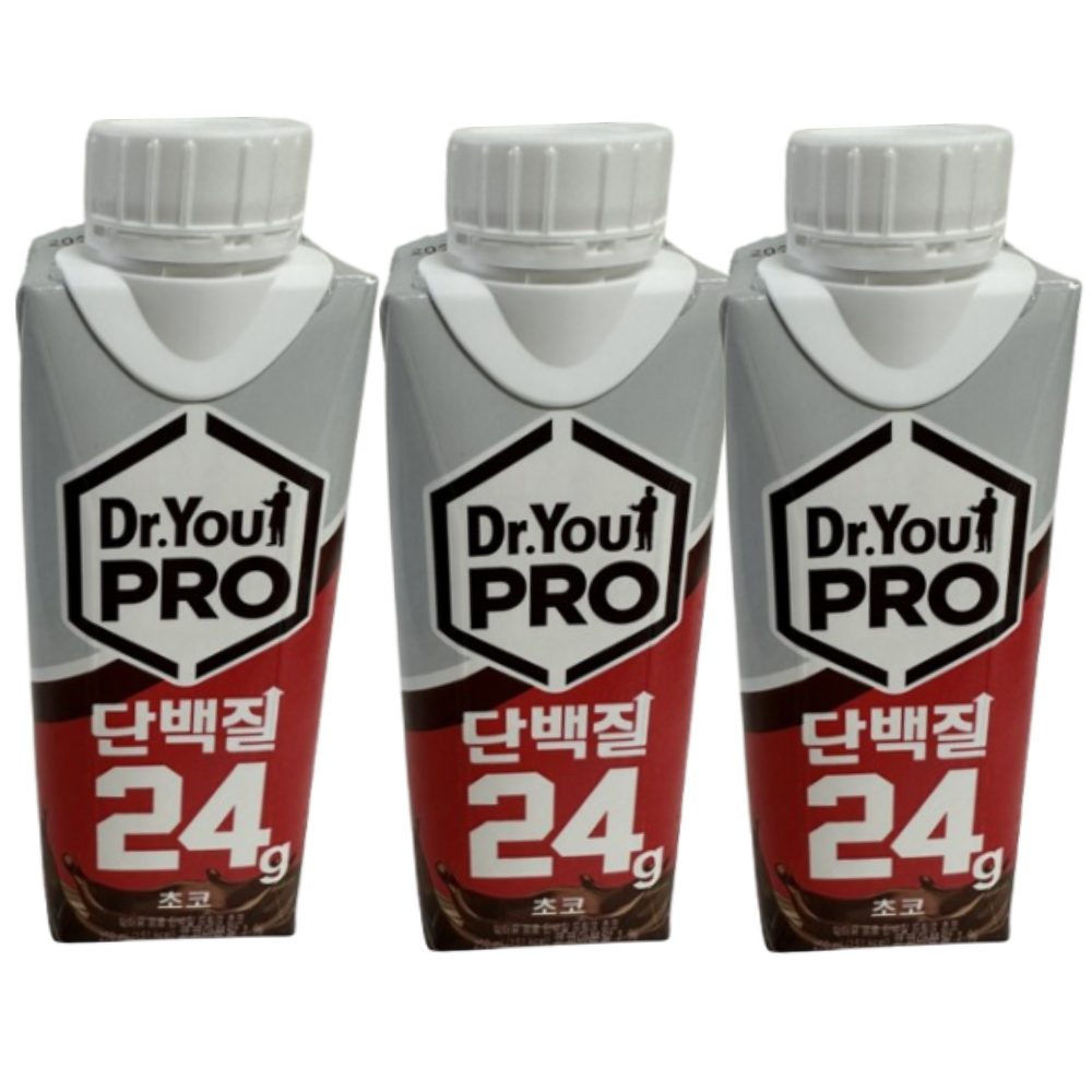 닥터유 프로 단백질 음료 드링크 초코맛 250ml 16개 대용량 선물