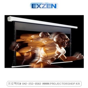 엑스젠 EV-STR120W 탭텐션 무선 전동노출 와이드 스크린