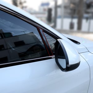 K5 DL3 페이스리프트 튜닝 용품 윈도우 몰딩 A필러 블랙 커버