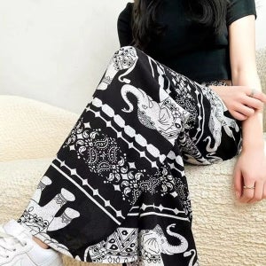 몸빼바지 냉장고바지 와이드 아이스 쿨 할머니 어르신 편한 고무줄