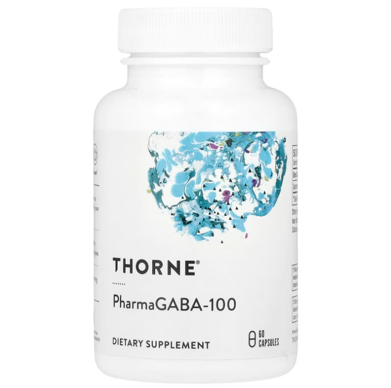 쏜리서치 파마 가바 100mg 60캡슐 글루텐<b>프리</b> 잠 <b>스트레스</b> 수면촉진 편안한수면 집중력