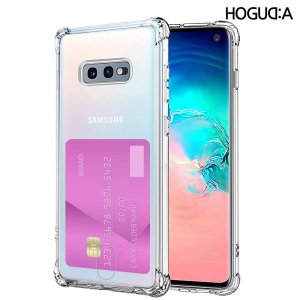 카드 케이스 포켓 범퍼 젤리 투명, 갤럭시S10 (G973)