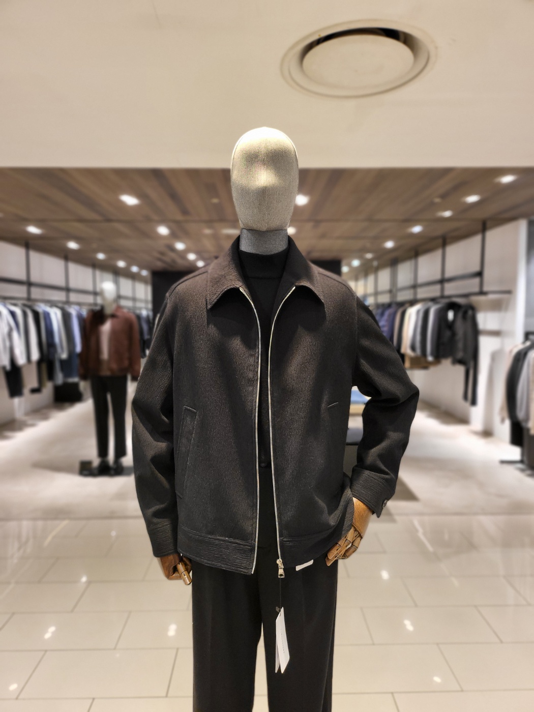 리버클래시 25S/S 블랙 오버핏 트러커 셔켓 LL22502