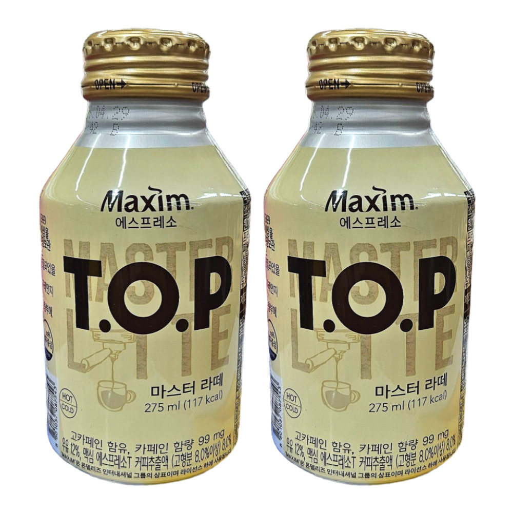 티오피 캔커피 뚱캔 top 마스터라떼