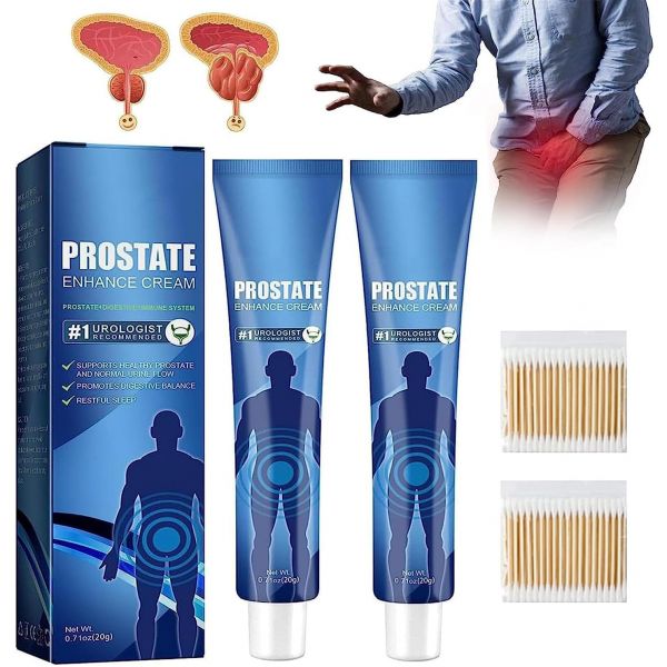 쏘팔메토 중년 남성 남성영양 <b>프로스타</b>맥스+ 전립선 강화 크림 <b>케어</b> 남성용 파워 릴리프 소변 누출 긴급성 방광 조절 에너지 (2 PCS)