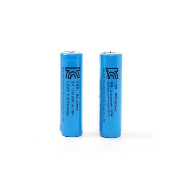 18650 배터리 2000mAh 리튬이온 충전지 2p세트(스몰캡) 충전용건전지 충전밧데리 밧데리 충전용밧데리 1865