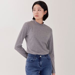 샤이닝 골지 터틀넥 LFTSP102_GR