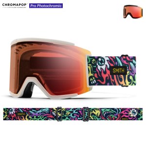 2425 SMITH Squad XL 스쿼드XL 시리스 톨보이 레드미러 변색 스노우 스키 고글