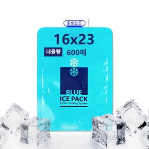 우림 젤아이스팩 반제품 대(16x23) 600매 대용량 보냉얼음팩