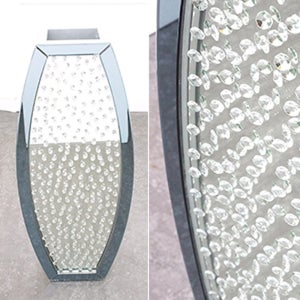 미러 크리스탈 믹스 타원형 88.5cm 웨딩 꽃길 장식 오브제 결혼식장 연출 예식장