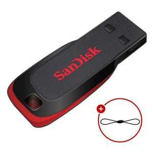 샌디스크 USB 메모리 32기가 대용량 유에스비 CZ50 + 고리줄 16GB