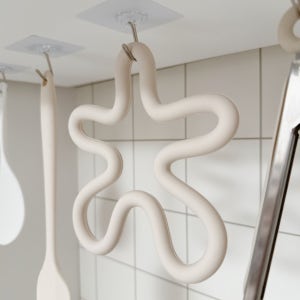 말랑말랑 냄비받침대 실리콘 주방 아이보리 냄비받침