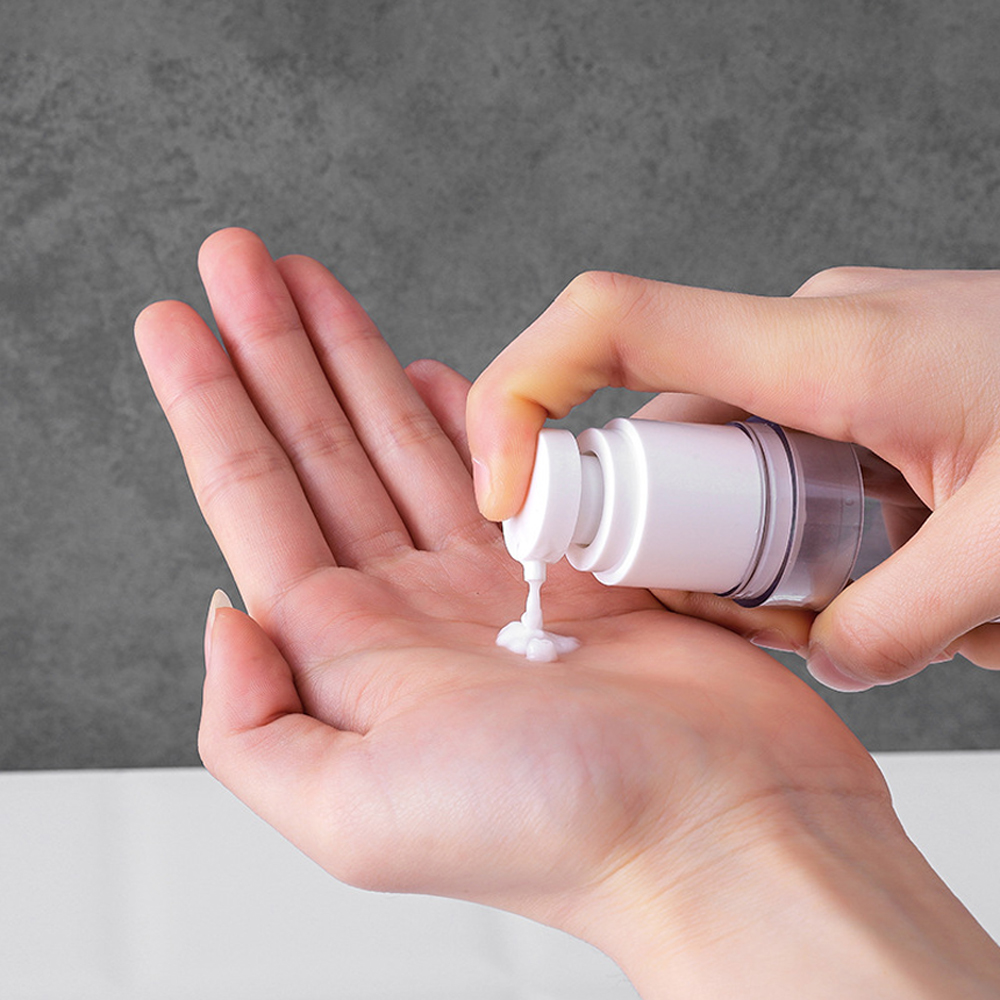 에어리스 진공로션용기 여행용 휴대용 화장품 에센스 샴푸 크림 스킨 펌핑 소분 공병 30ml