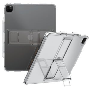 아라리 플렉실드SP 케이스 투명 펜수납 4단 각도조절 거치대 클리어, 아이패드 프로 27.9cm(11인치) M2 4세대