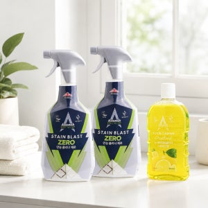 [본사] 아스토니쉬 만능클리너제로 욕실오염제거 750ml 2개+바닥 클리너 500ml(라벤더/시트러스/펫) 택1