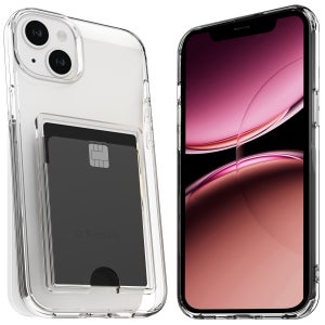 아이엠듀 변색방지 카드수납 케이스 2장 투명, 아이폰13