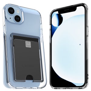 아이엠듀 변색방지 카드수납 케이스 2장 투명, 아이폰14