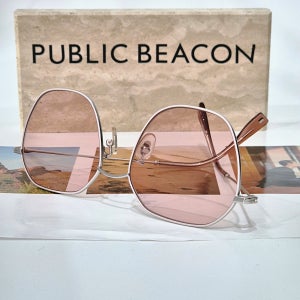 퍼블릭비컨 선글라스 CHACHA.3 차차 C4 핑크 틴트 선글라스 차정원 착용
