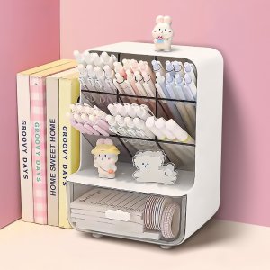 파스텔라 데스크 오거나이저 책상 정리 연필꽂이 PDO-401 화이트