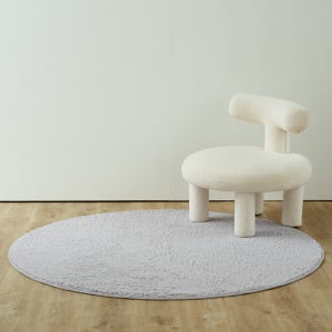 인룸 샤인 터치미 샤기 원형 러그 카페트 원형200cm