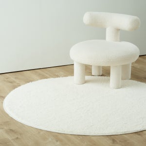 인룸 샤인 터치미 샤기 원형 러그 카페트 원형150cm