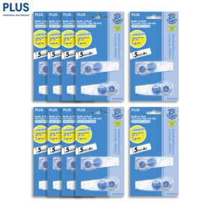 플러스 화이퍼 펜타입 수정테이프 전용 리필 2입 WH-605R 110x25mm 10개입