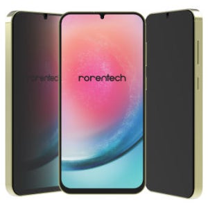 로랜텍 사생활 보호 강화유리 프라이버시 액정보호필름 갤럭시A25, 2매입