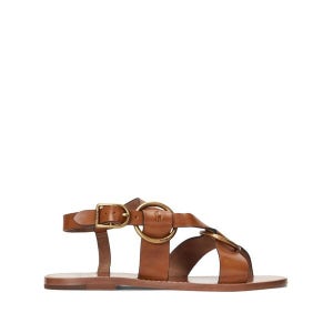 폴로 랄프로렌 폴로 포니 가죽 샌들 818923266001 CUOIO 브라운