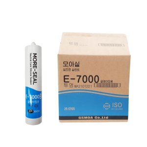 GS모아 실리콘 E-7000 270ml 투명 글레이징용 1갑