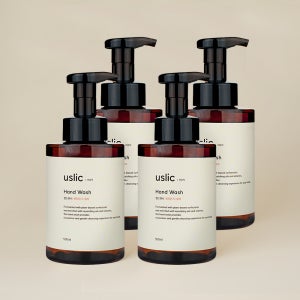 어슬릭 퍼퓸핸드워시 선물 손세정제 물비누 탠저린 드 유자, 500ml, 4개