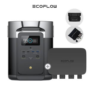 에코플로우 델타2 맥스 + 주행 충전기 리튬인산철 올인원 파워뱅크 전용가방 파우치 포함