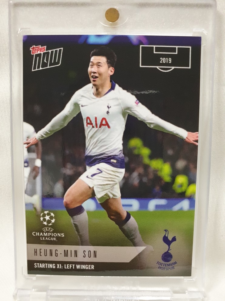 2018 TOPPS NOW 탑스 나우 손흥민 토트넘 핫스퍼 챔피언스 리그 축구 카드