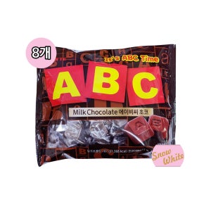 롯데 ABC초콜릿 봉지 187g(8개입)