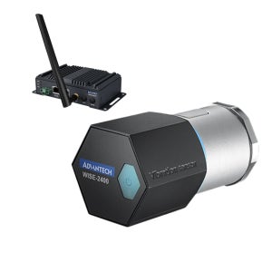 어드밴텍 WISE-2410-6610-TB, LoRaWAN 기반 무선 진동 센서 및 산업용 LoRaWAN 게이트웨이 WISE-2410-NB + WISE-6610-TB 번들 제품