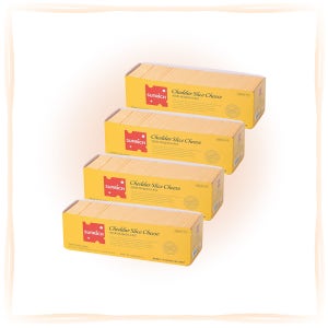 썬리취 체다 슬라이스 치즈 1.8kg (100매) x 4팩 1박스