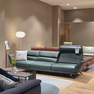 전시품 폴리폴 홀멘 비브레올리브 4인 회전소파