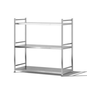 스텐선반 쇠테리어 팬트리 다용도실선반 진열 선반장 900mm, 3단, 스테인레스