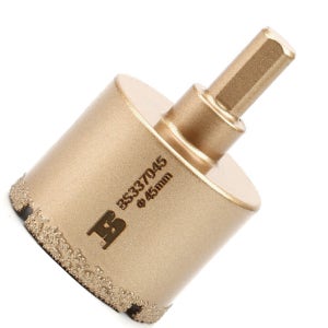 다이아몬드 융착코어 비트 45MM 홀쏘 타일 유리 홀소 대리석 화강암 포세린 홀커터