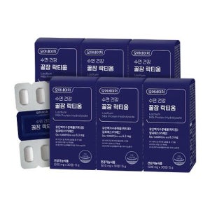 모어네이처 수면 건강 꿀잠 락티움 500mg 30정 6개