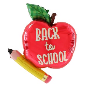 아나그램 라지쉐잎 백투스쿨애플앤펜슬 신학기 장식풍선