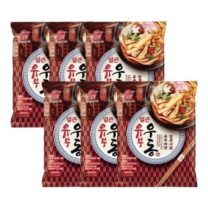 본고장 유부의맛 시원얼큰 유부우동 234g 묶음 6개