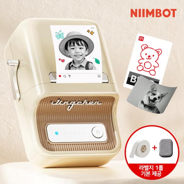 NIIMBOT 라벨프린터 B21PRO 프로 고해상도 휴대용 님봇 포토 AI라벨기 네임스티커