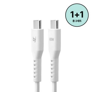 [1+1] 바이피 65W 케이블 C타입 CTOC USB케이블 초고속충전 고속충전