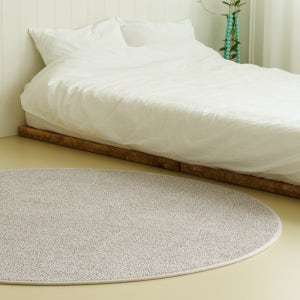 인룸 워셔블 베이직 솔리드 원형 러그 카페트 원형200cm