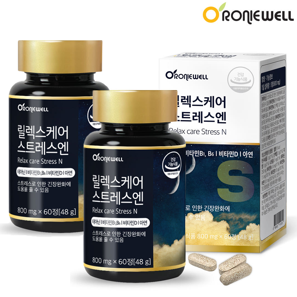 릴렉스케어 스트레스엔 60정, 2개